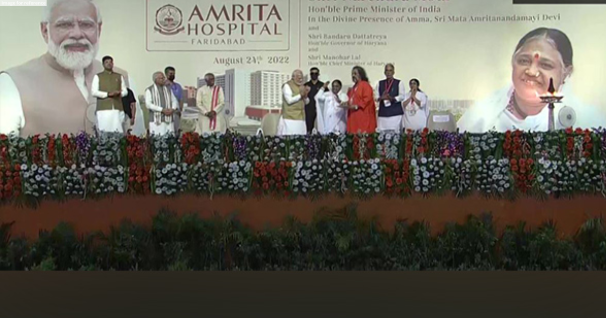 Haryana: PM Modi inaugurates Amrita Hospital in Faridabad